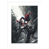 Marvel impression art print spider-man vs venom 46 x 61 cm - non encadrée - Posters