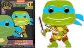 Tortues ninja pop! pin pin's émaillé leonardo 10 cm