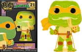 Tortues ninja pop! pin pin's émaillé michelangelo 10 cm