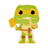 Tortues ninja pop! pin pin's émaillé michelangelo 10 cm
