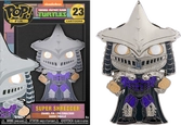 Tortues ninja pop! pin pin's émaillés super shredder 10 cm