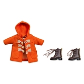 Original character accessoires pour figurines nendoroid warm clothing set: boots & duffle coat (orange)