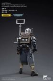Warhammer 40k figurine 1/18 death korps of krieg veteran squad guardsman communications specialist 10 cm