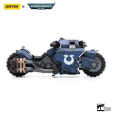 Warhammer 40k véhicule 1/18 ultramarines outrider bike 22 cm