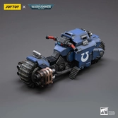 Warhammer 40k véhicule 1/18 ultramarines outrider bike 22 cm