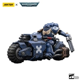 Warhammer 40k véhicule 1/18 ultramarines outrider bike 22 cm