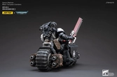 Warhammer 40k véhicule 1/18 black templars outrider bike 22 cm