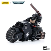 Warhammer 40k véhicule 1/18 black templars outrider bike 22 cm