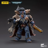 Warhammer 40k figurine 1/18 space wolves ragnar blackmane 13 cm
