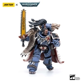 Warhammer 40k figurine 1/18 space wolves ragnar blackmane 13 cm