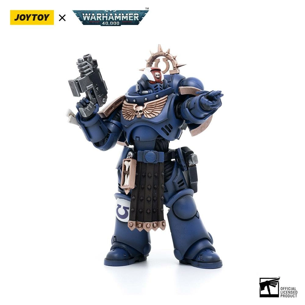 Warhammer 40k figurine 1/18 ultramarines primaris lieutenant amulius 12 cm