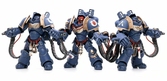 Warhammer 40k pack 3 figurines 1/18 ultramarines aggressors 12 cm