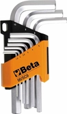 Jeu de clés mâles 6 pans coudées jeu de 9 clés mâles - Beta
