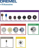 Coffret 70 accessoires EZ SpeedClic - Dremel