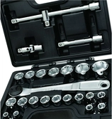 Coffret Cliquet + Douilles 1/2'' Set de 25 Embouts hexagonales - Beta