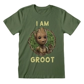 T-shirt i am groot badge m
