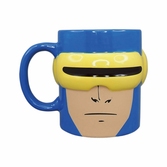 Marvel mug 3d à effet thermique x men cyclops