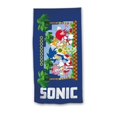 Sonic - serviette de plage 100% polyester 70x140cm