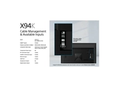 TV LED 55" (139cm) Sony XR-55X94KAEP : 4K Ultra HD HDR, Google TV