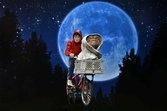E.t. - elliot et e.t. en vélo - figurine 40ème anniversaire 18cm