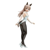 Strike witches statuette pvc 1/4 eila ilmatar juutilainen: bunny style ver. 42 cm