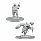 Magic the gathering pack 2 miniatures à peindre freelance muscle and rhox pummeler