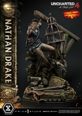 Uncharted 4: a thief's end statuette ultimate premium masterline 1/4 nathan drake deluxe bonus version 69 cm
