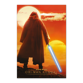 Star wars obi-wan kenobi - soleil jumeaux - poster 61x91cm