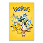Pokemon - evolution evoli - poster 61x91cm