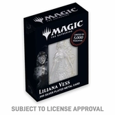 Magic the gathering lingot liliana limited edition (plaqué argent)