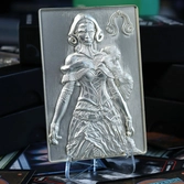 Magic the gathering lingot liliana limited edition (plaqué argent)