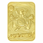 Yu-gi-oh! réplique card time wizard (plaqué or)