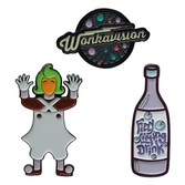 Charlie et la chocolaterie set 3 pin's limited edition