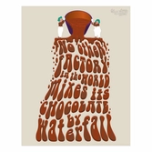 Charlie et la chocolaterie lithographie limited edition 42 x 30 cm