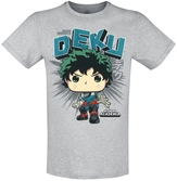My hero academia - deku - t-shirt pop (s)