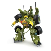 Transformers x g.i. joe mash-up bumblebee a.w.e. striker avec figurine lonzo `stalker´ wilkinson 23 cm