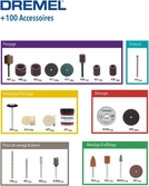 Coffret 100 accessoires EZ SpeedClic - Dremel