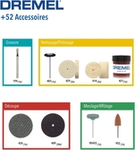 Coffret 52 accessoires Multi-usages 687  - Dremel
