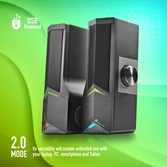 Ngs soundbar gsx-b1200barre de son 2 en 1 - 12w