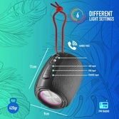 Enceinte Bluetooth Roller Nitro 1 Noir - NGS