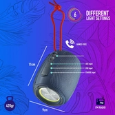 Enceinte Bluetooth Roller Nitro 1 Bleu - NGS