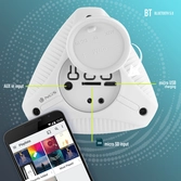 Enceinte Bluetooth Roller Ride Blanche - NGS