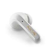 Écouteurs sans fil Bluetooth NGS Artica Trophy White