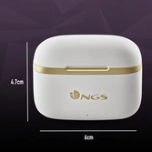 Écouteurs sans fil Bluetooth NGS Artica Trophy White