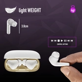 Écouteurs sans fil Bluetooth NGS Artica Trophy White