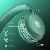 Casque micro sans fil NGS Arctic Chill Bluetooth vert