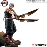 Demon slayer kimetsu no yaiba statuette pvc g.e.m. 1/8 tengen uzui 23 cm
