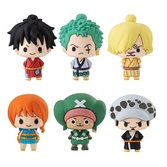 One piece chokorin mascot series pack 6 trading figures wano country edition 5 cm