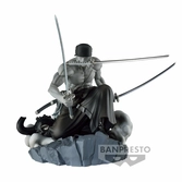 One piece - roronoa zoro the brush tones" - figurine dioramatic 15cm"