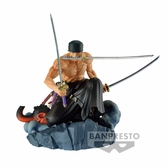 One piece - roronoa zoro the brush" - figurine dioramatic 15cm"